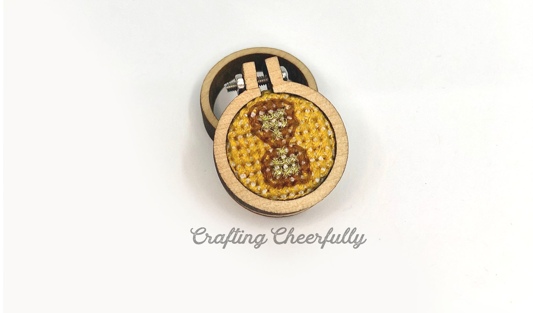 Cross Stitch Time Turner Necklace - Free Pattern! - Crafting