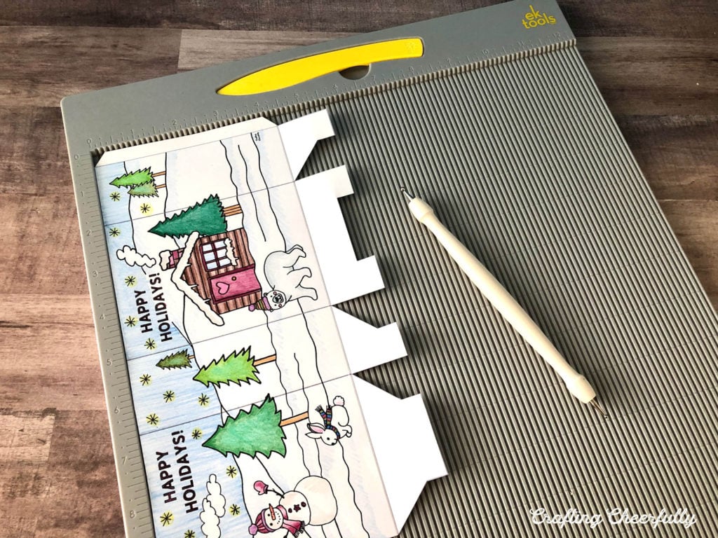 Color-Your-Own Holiday Gift Bag - Free Printable!!