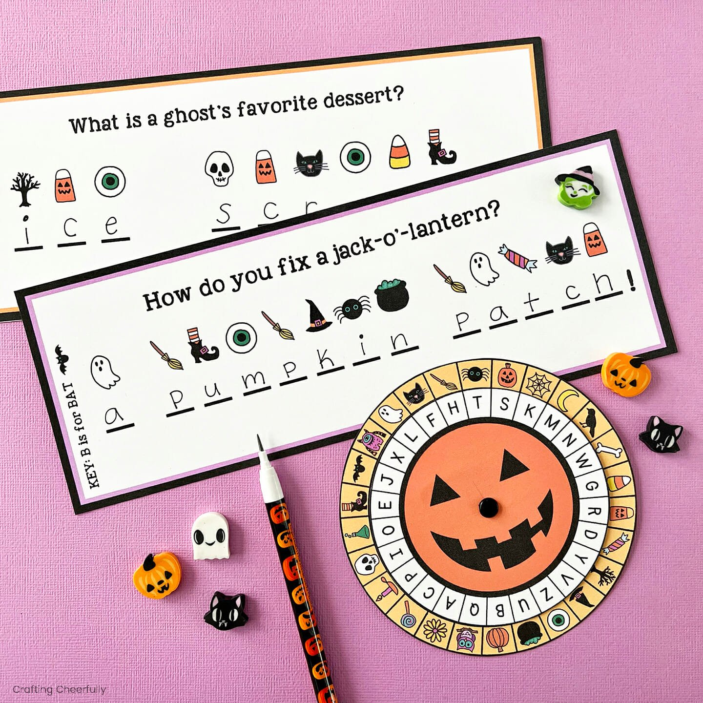 Halloween Decoder Wheel Activity