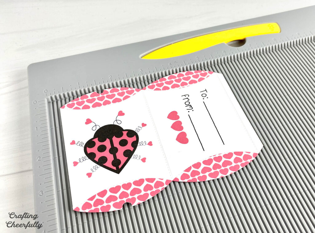 Love Bug Pillow Boxes Valentine's Day Printables Crafting Cheerfully