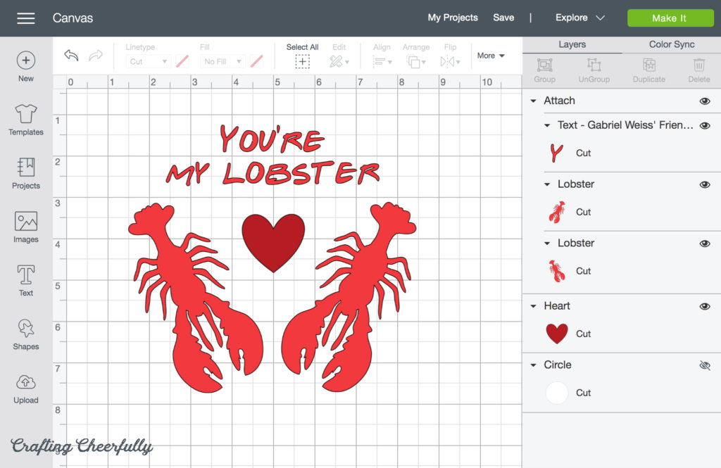 Cricut Design Space file. 