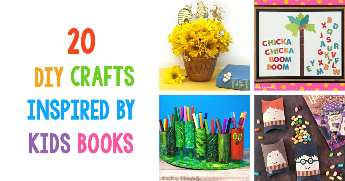 21 DIY BookThemed Crafts Crafting Cheerfully