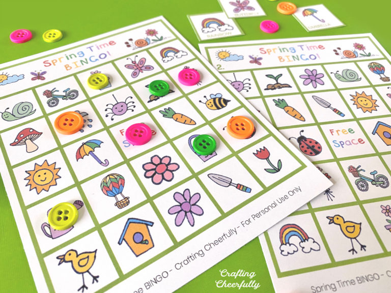 30 Free Printable Bingo Games - Crafting Cheerfully