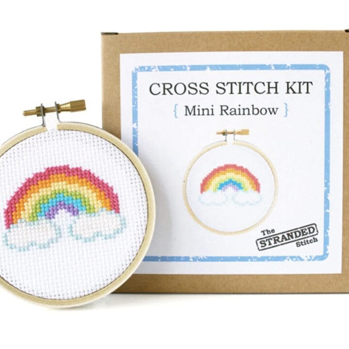Image for Mini Rainbow DIY Cross Stitch Kit