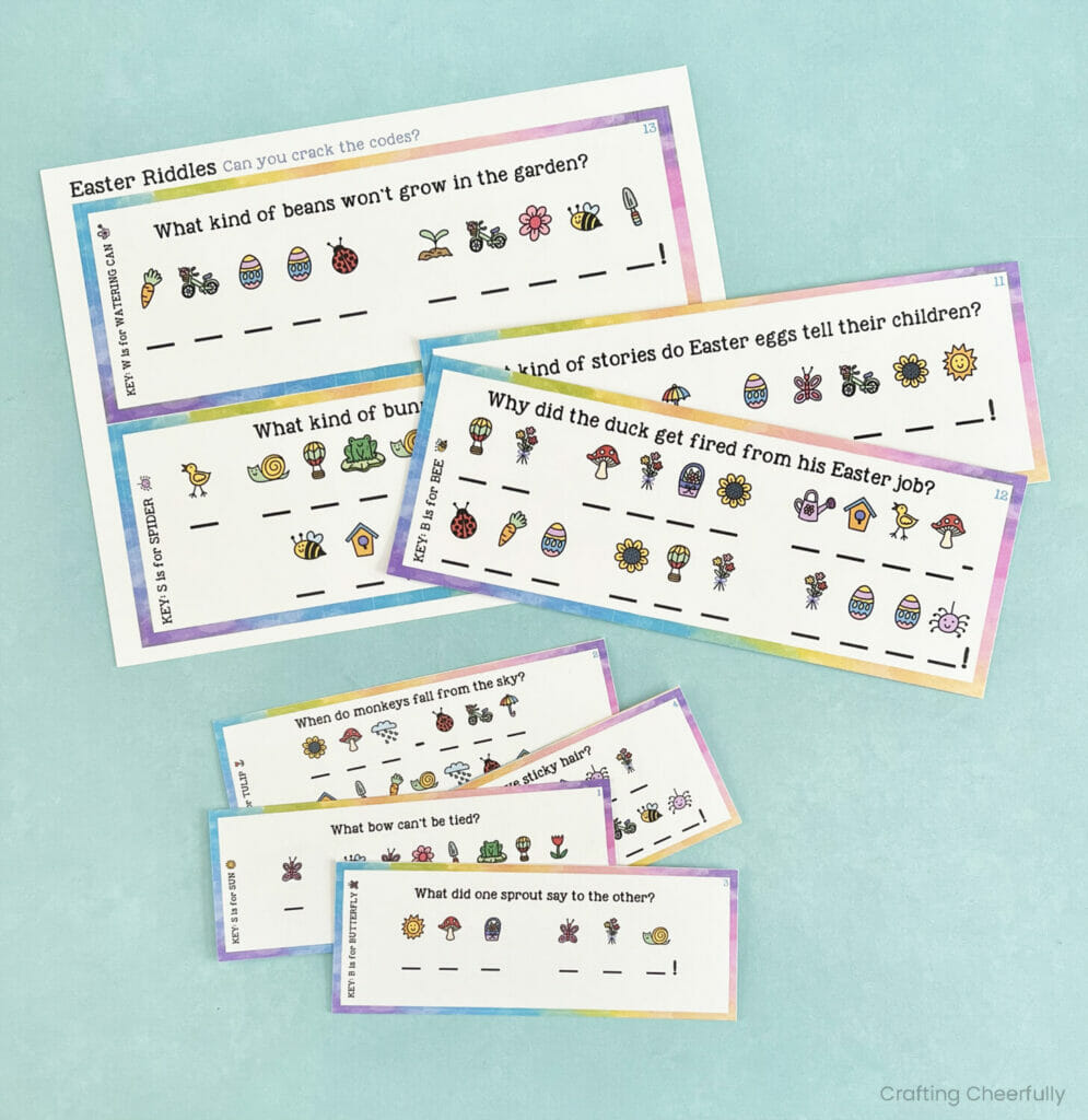 Spring and Easter Decoder Wheel Activity for Kids! - Crafting Cheerfully