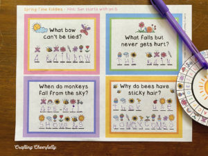 Spring Decoder Wheel - Free Printable Activity - Crafting Cheerfully