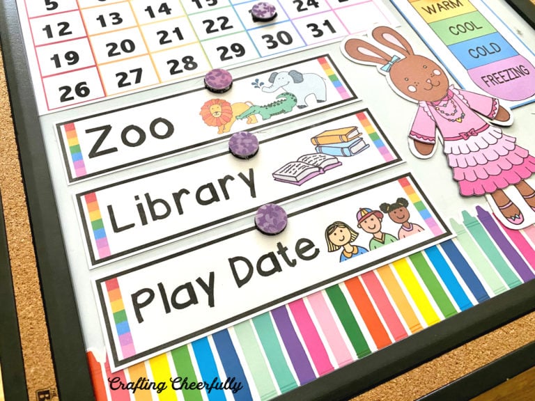 Visual Schedule Cards - Crafting Cheerfully