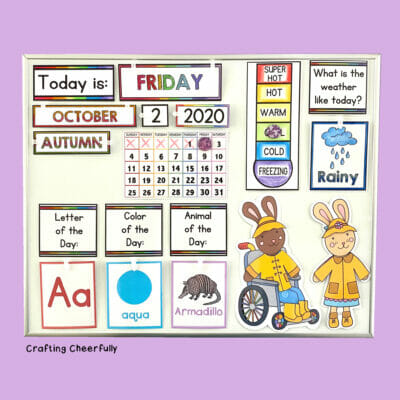 Free Printable Calendar Pages for Kids - Crafting Cheerfully