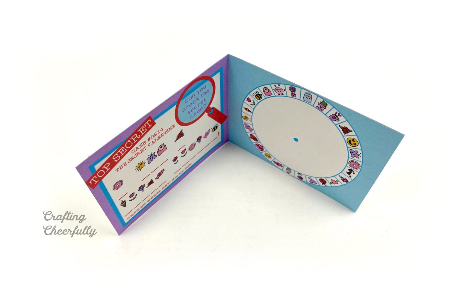 DIY Secret Decoder Wheel Classroom Valentines - Crafting Cheerfully