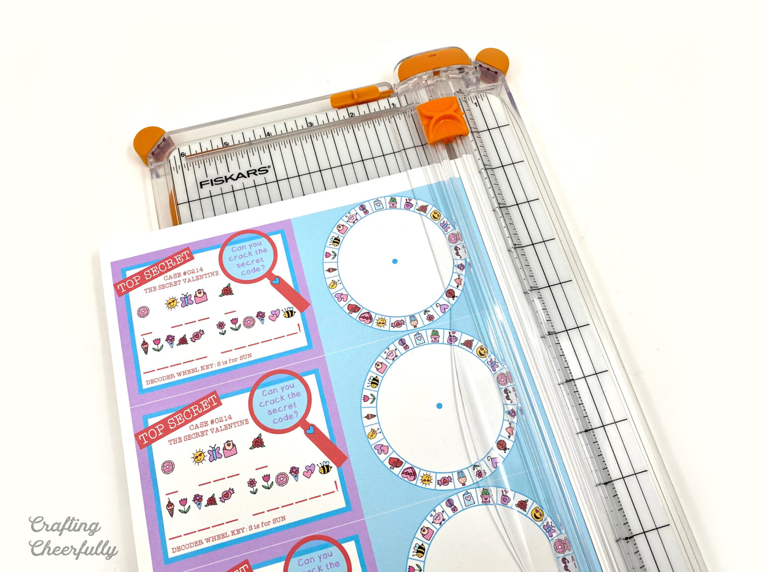 DIY Secret Decoder Wheel Classroom Valentines - Crafting Cheerfully