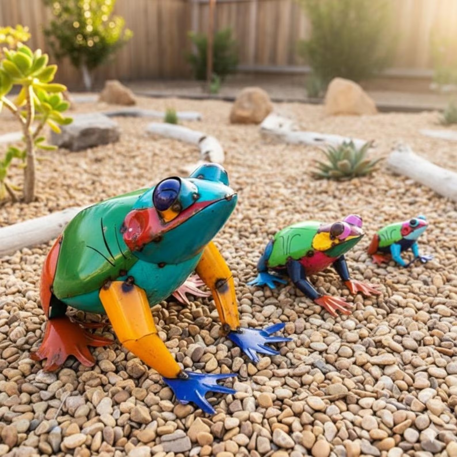 Image for Hand Painted Frogs | Rusty Weld