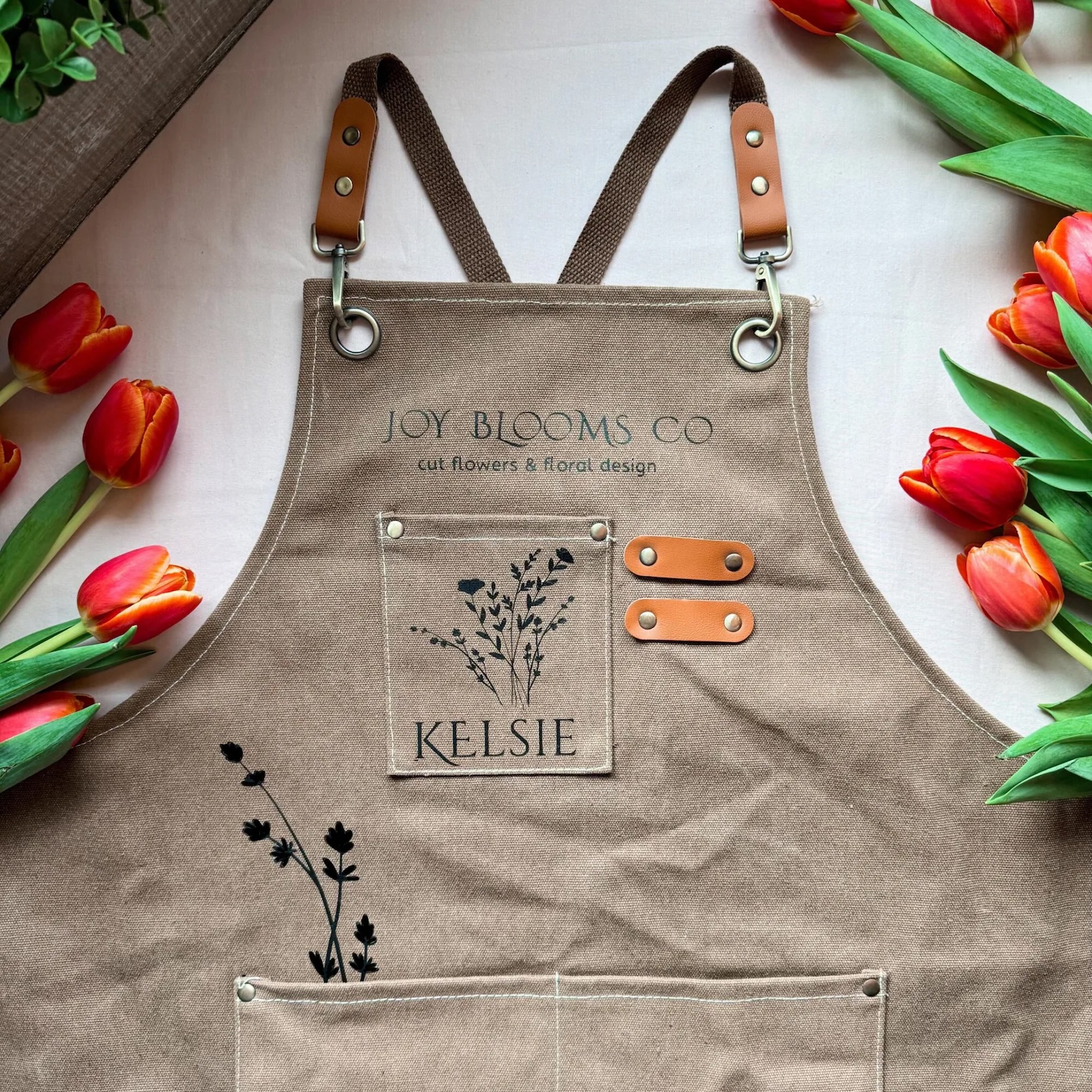 Custom apron by Rosey Studio Co.