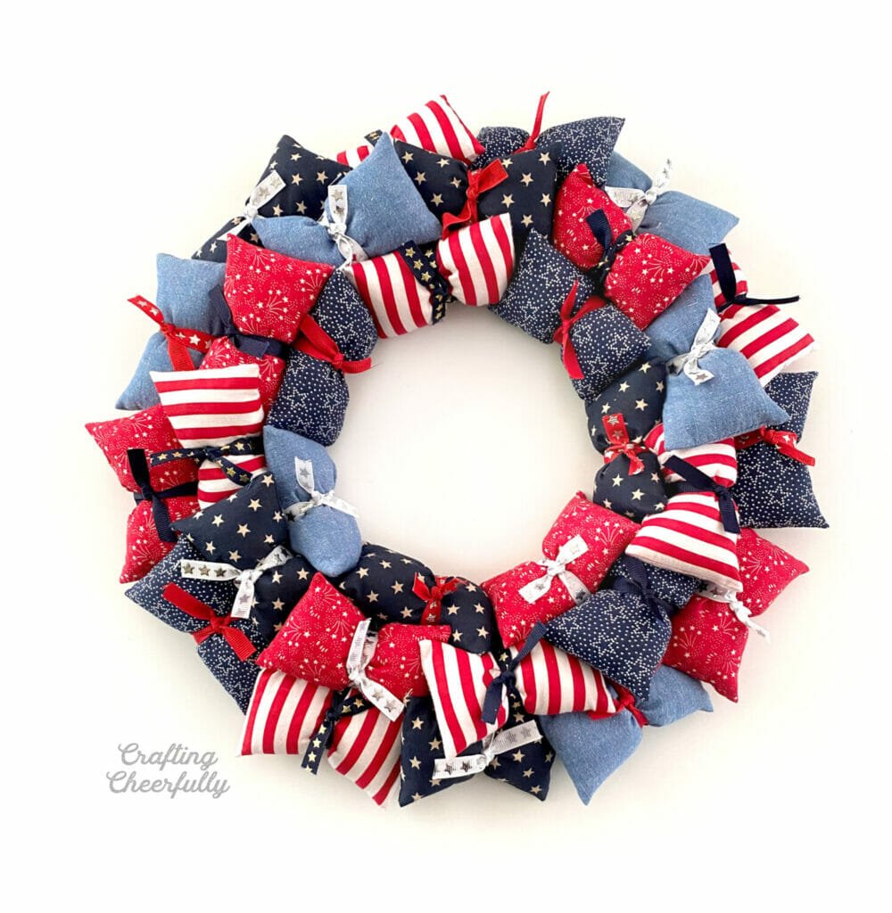 Pillow Wreaths Ideas and Tutorials Crafting Cheerfully