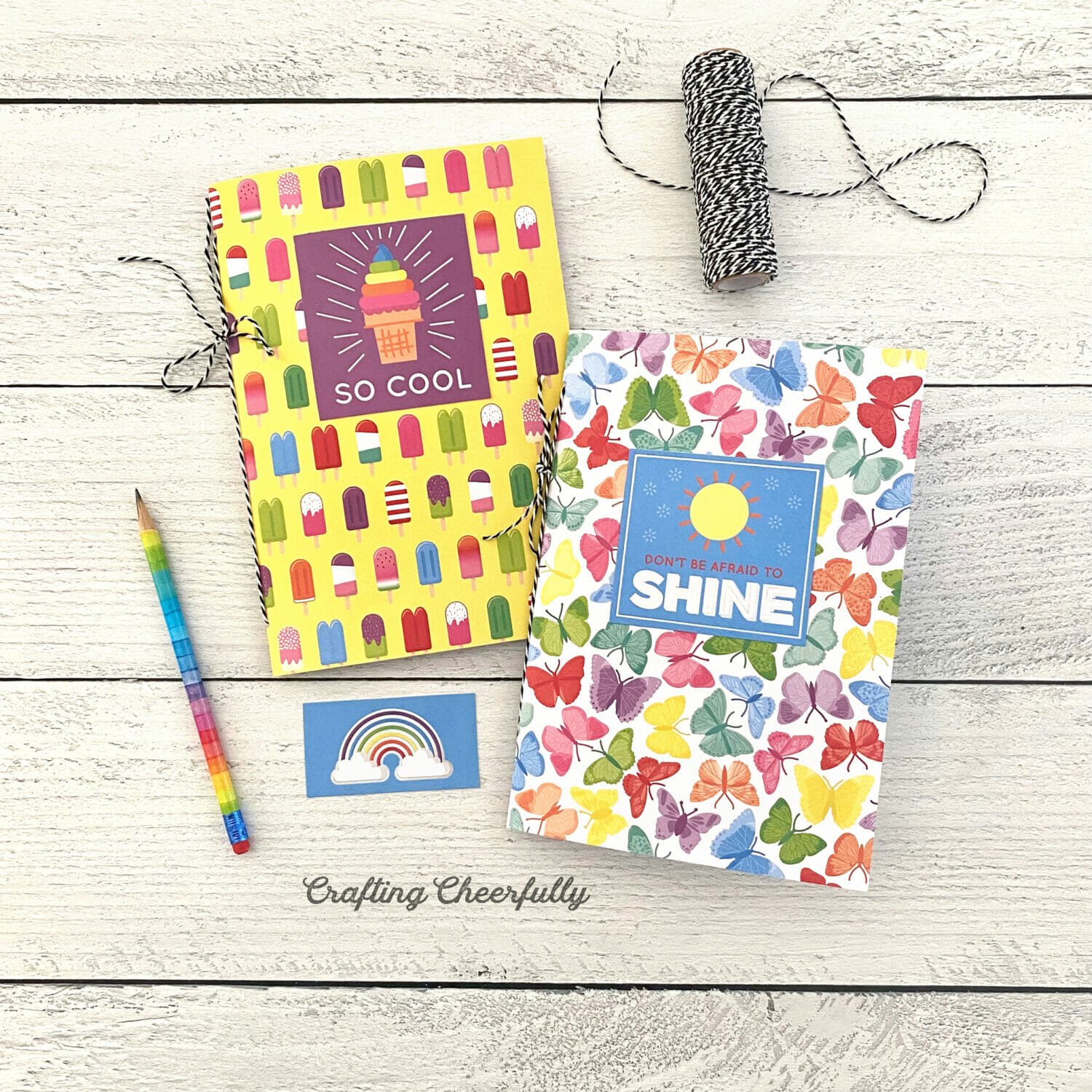 DIY Journal for Kids Using Scrapbook Paper - Crafting Cheerfully