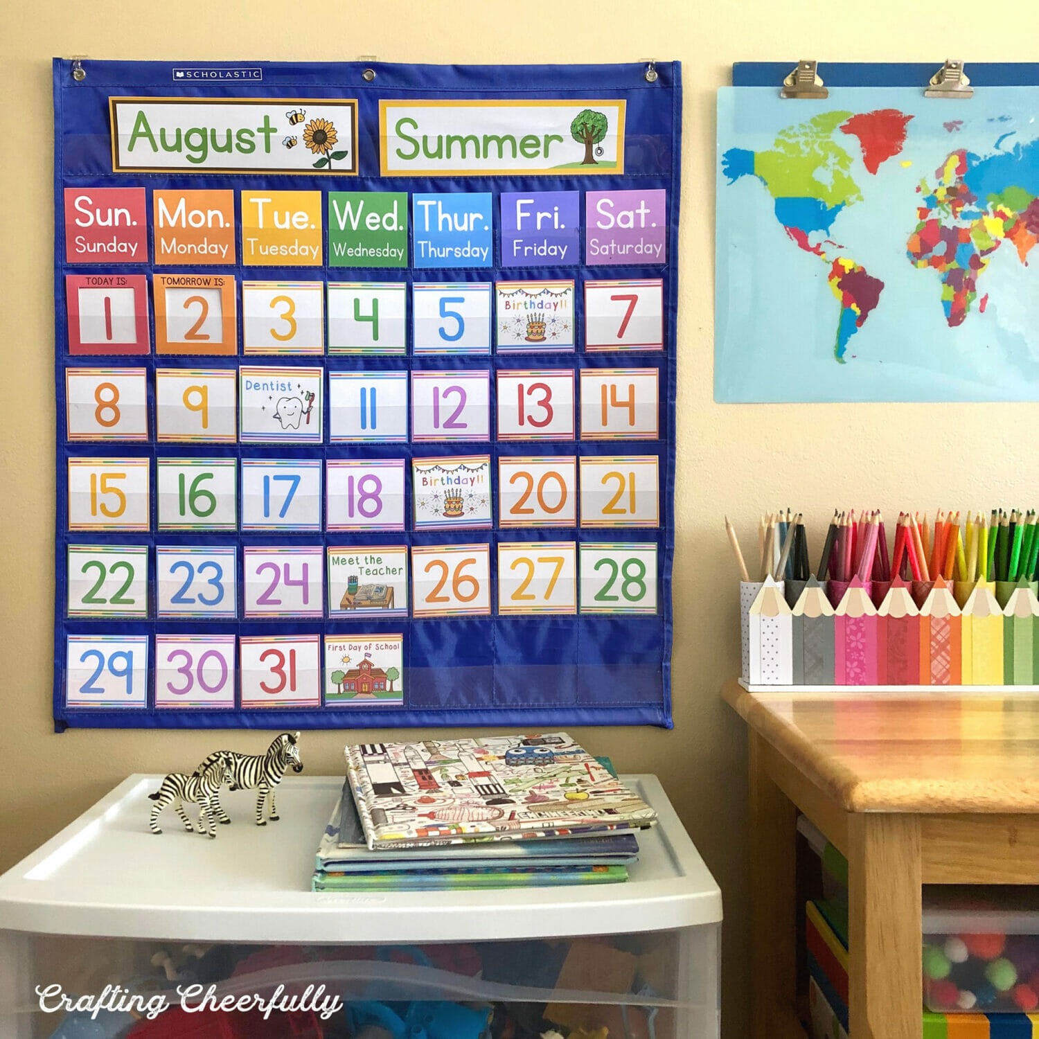 DIY Calendar Morning Board Free Printables Crafting Cheerfully DIY Calendar Morning Board Free Printables Crafting Cheerfully