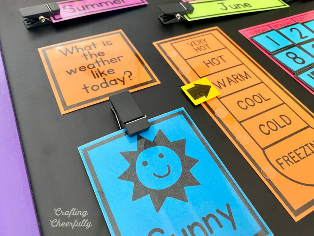 How to Make a Chalkboard Calendar For Kids - Crafting Cheerfully
