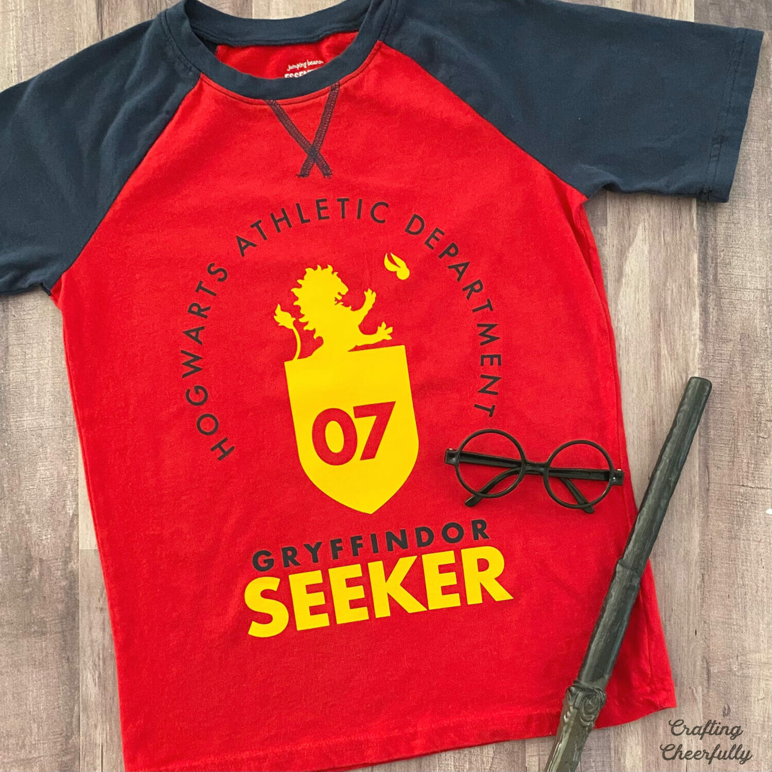 DIY Quidditch Shirt - Using Cricut Cheerfully Crafting - Iron-On