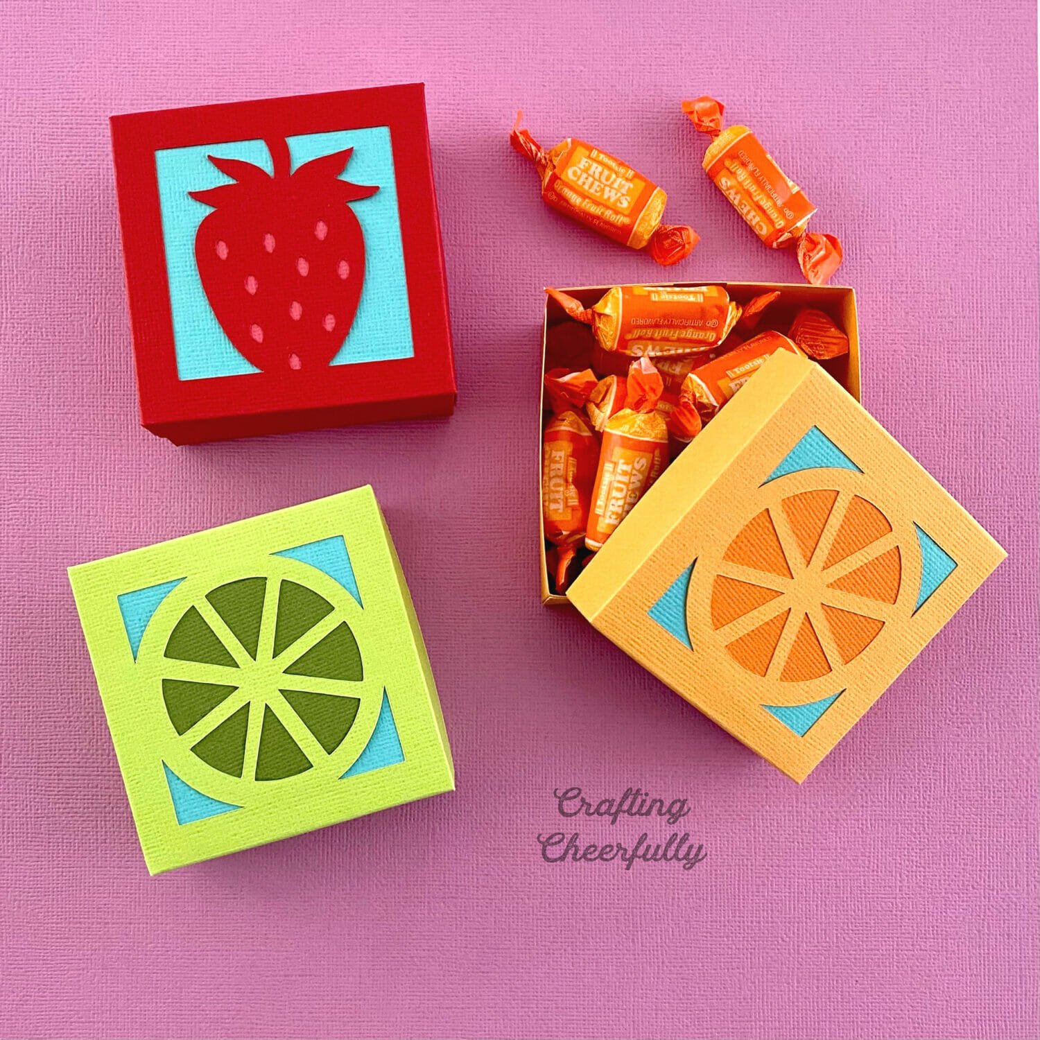 DIY Fruit Party Treat Boxes