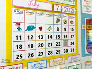 Free Printable Calendar Pages for Kids - Crafting Cheerfully