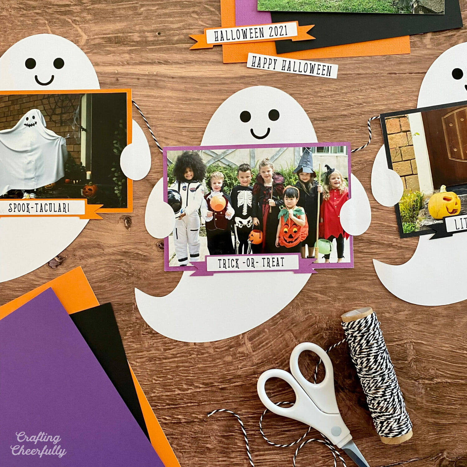 DIY Halloween Photo Banner