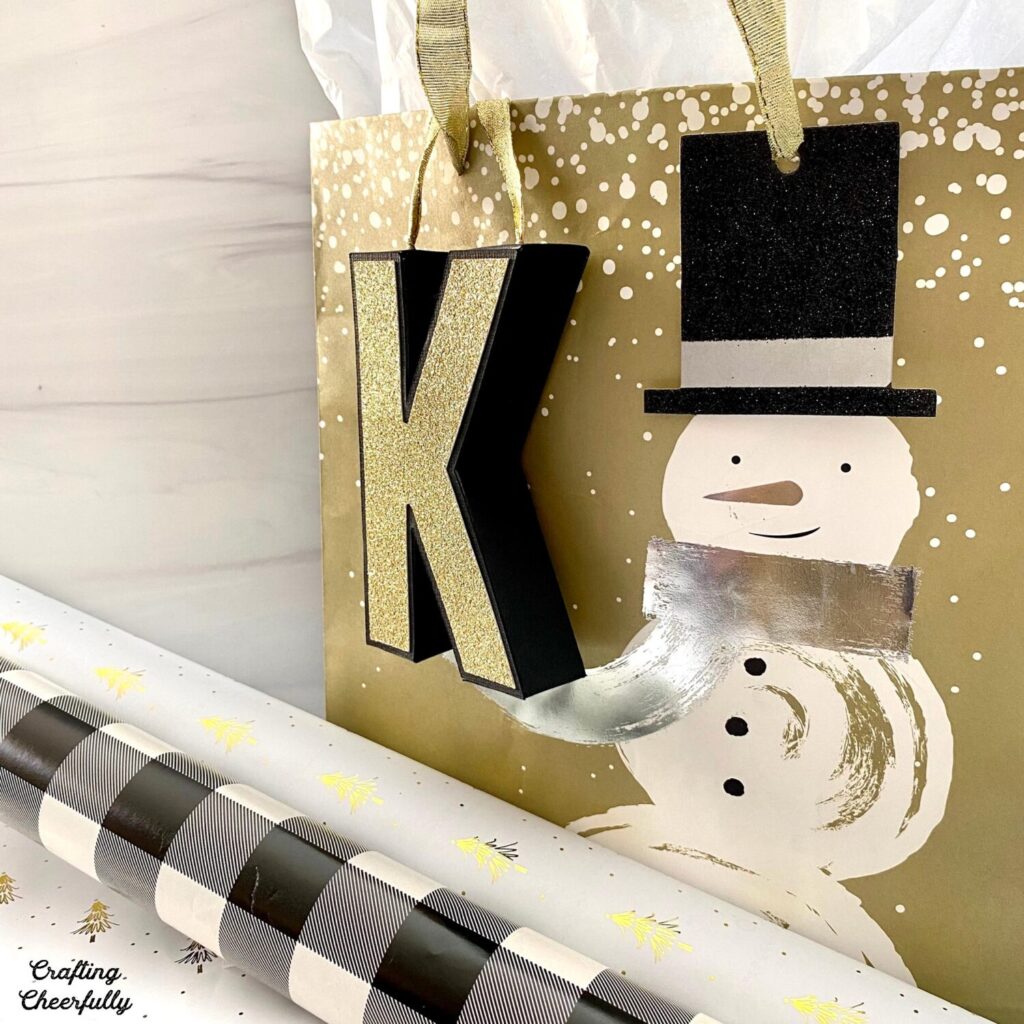 How to Make 3D Letter Gift Tags with Your Cricut Crafting Cheerfully