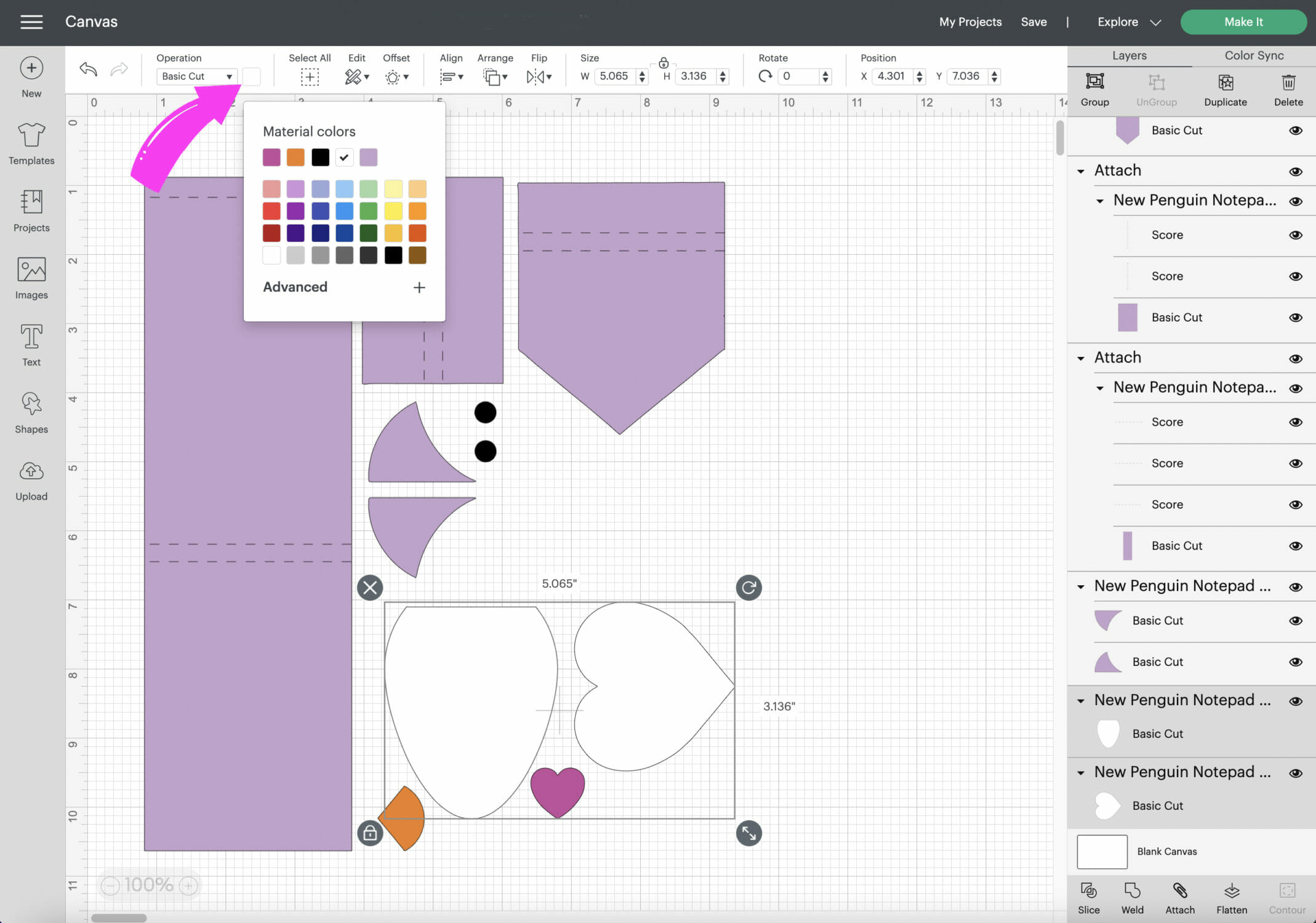 Using SVG Files with Score Lines in Cricut Design Space