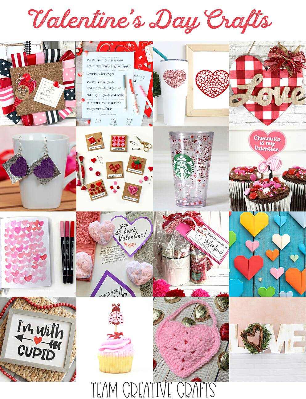 Valentine's Day Crafts by Team Creative Crafts