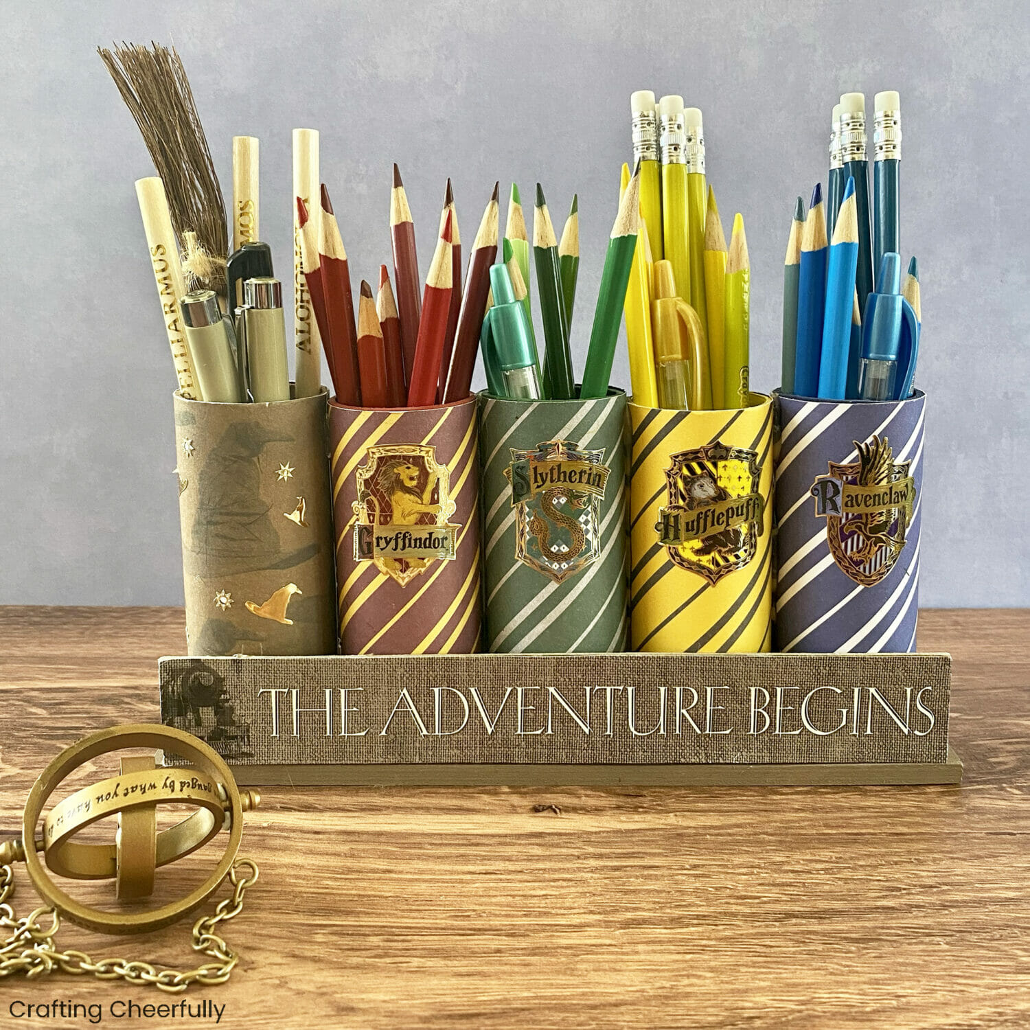 DIY Harry Potter Desk Organizer - Crafting Cheerfully