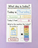DIY Children's Calendar - Free Calendar Printables in Multiple Languages!