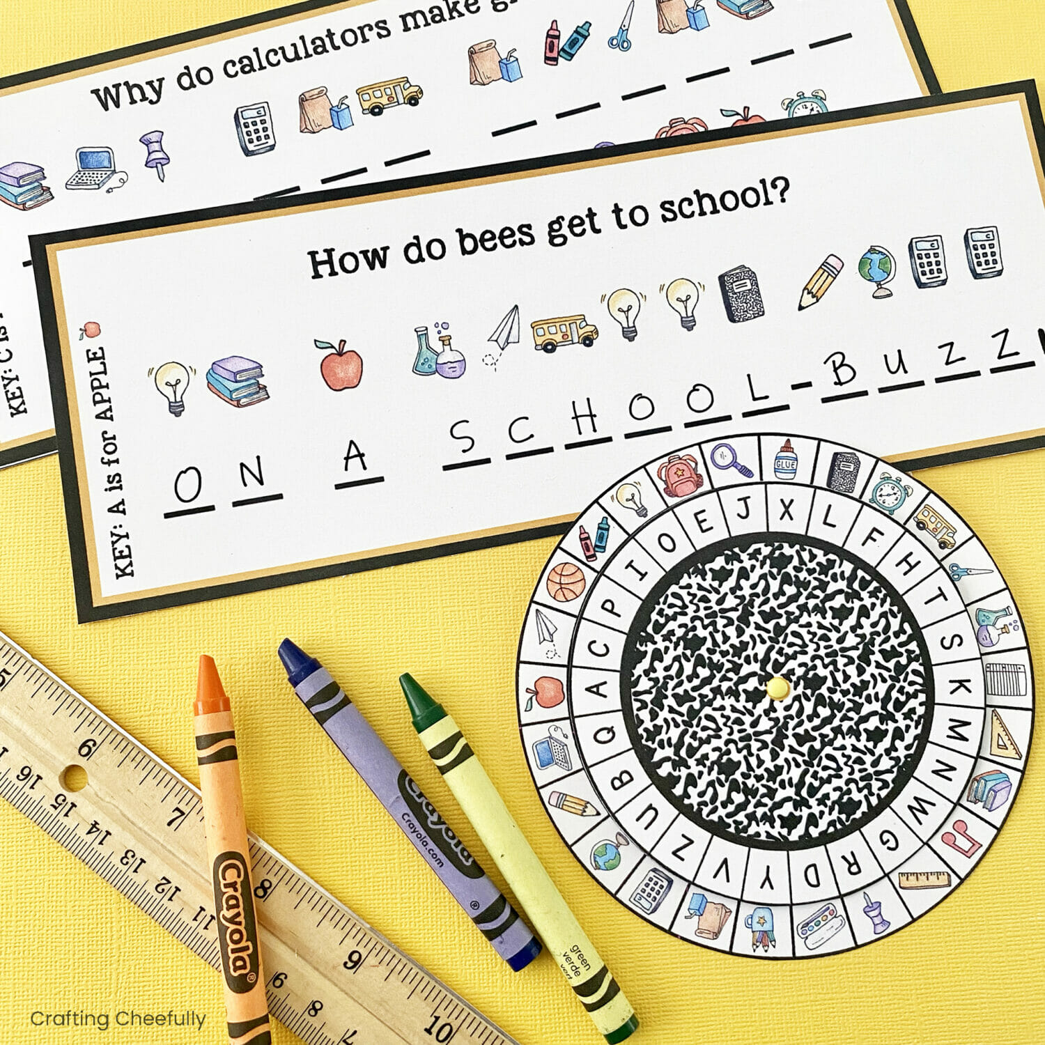 Decoder Wheel Activities Crafting Cheerfully