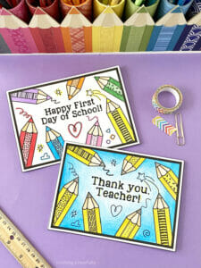 Printable Teacher Coloring Cards - Crafting Cheerfully