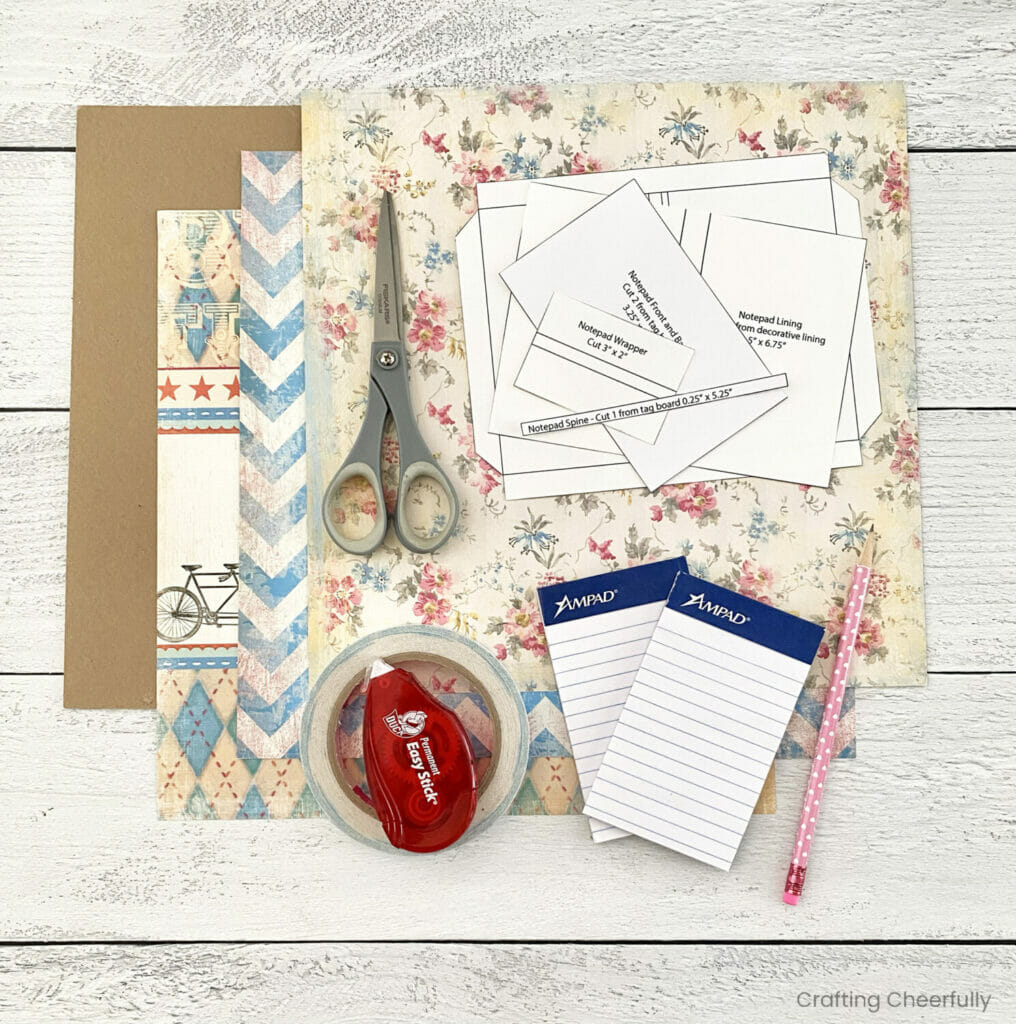 DIY Mini Notepads Crafting Cheerfully