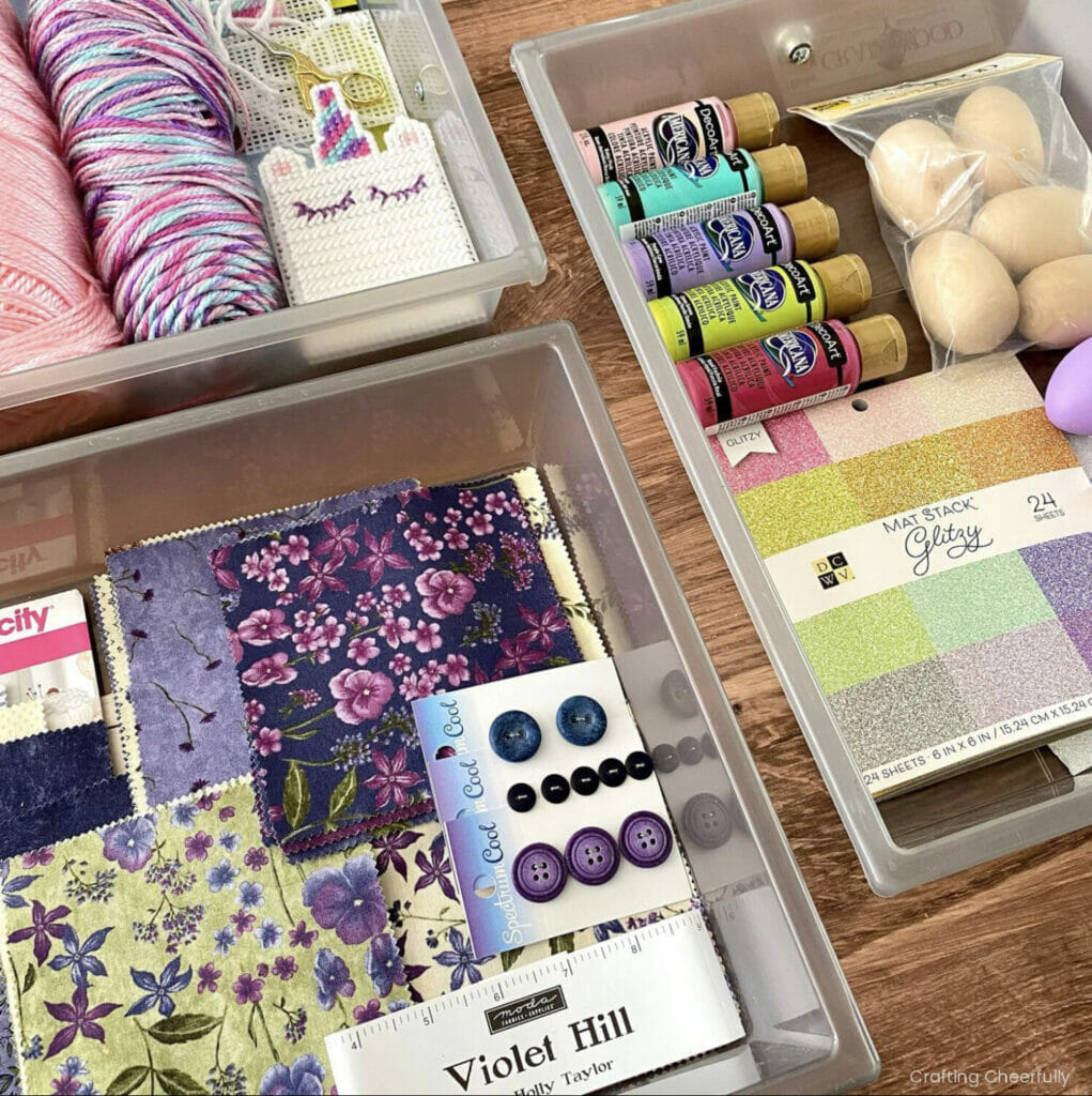 How to Organize Your Fabric Stash Crafting Cheerfully