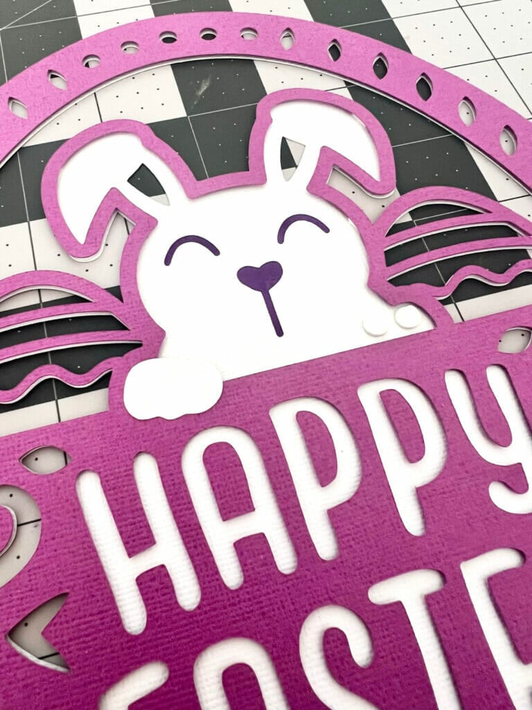Layered Paper Easter Basket - Crafting Cheerfully