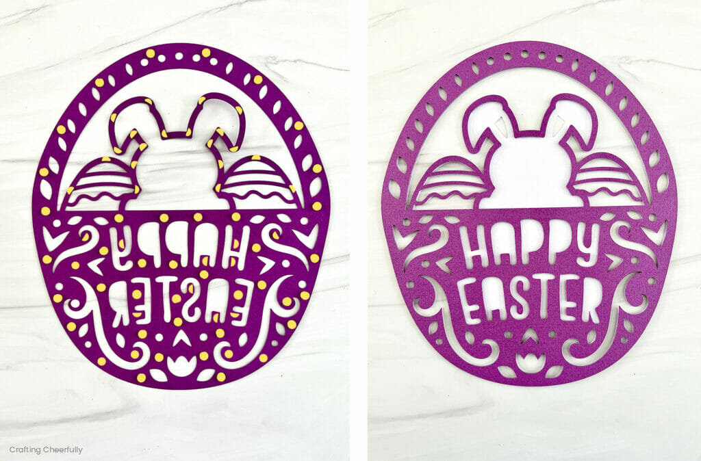 Layered Paper Easter Basket - Crafting Cheerfully