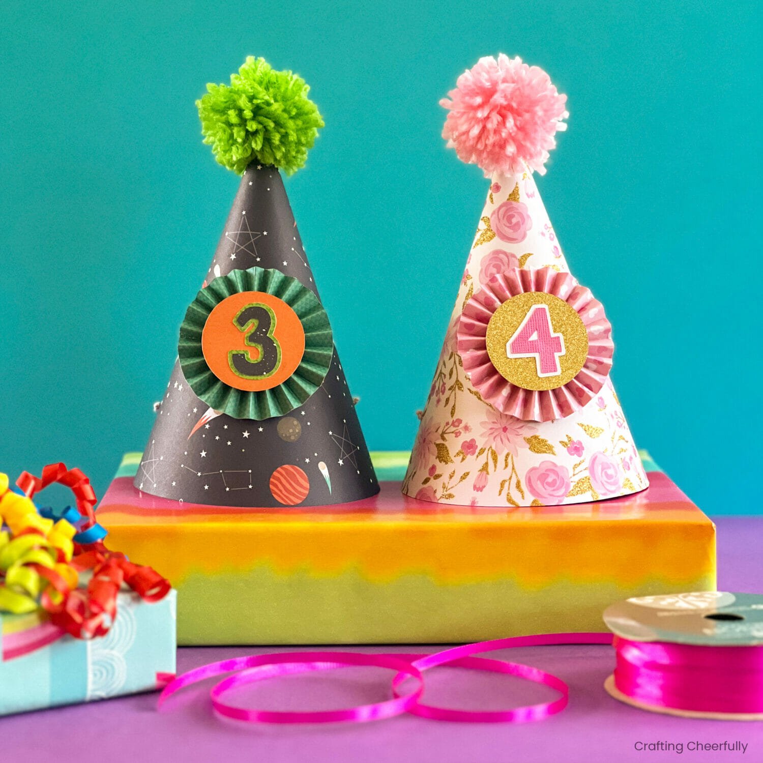 DIY Art Color Birthday Party - Crafting Cheerfully