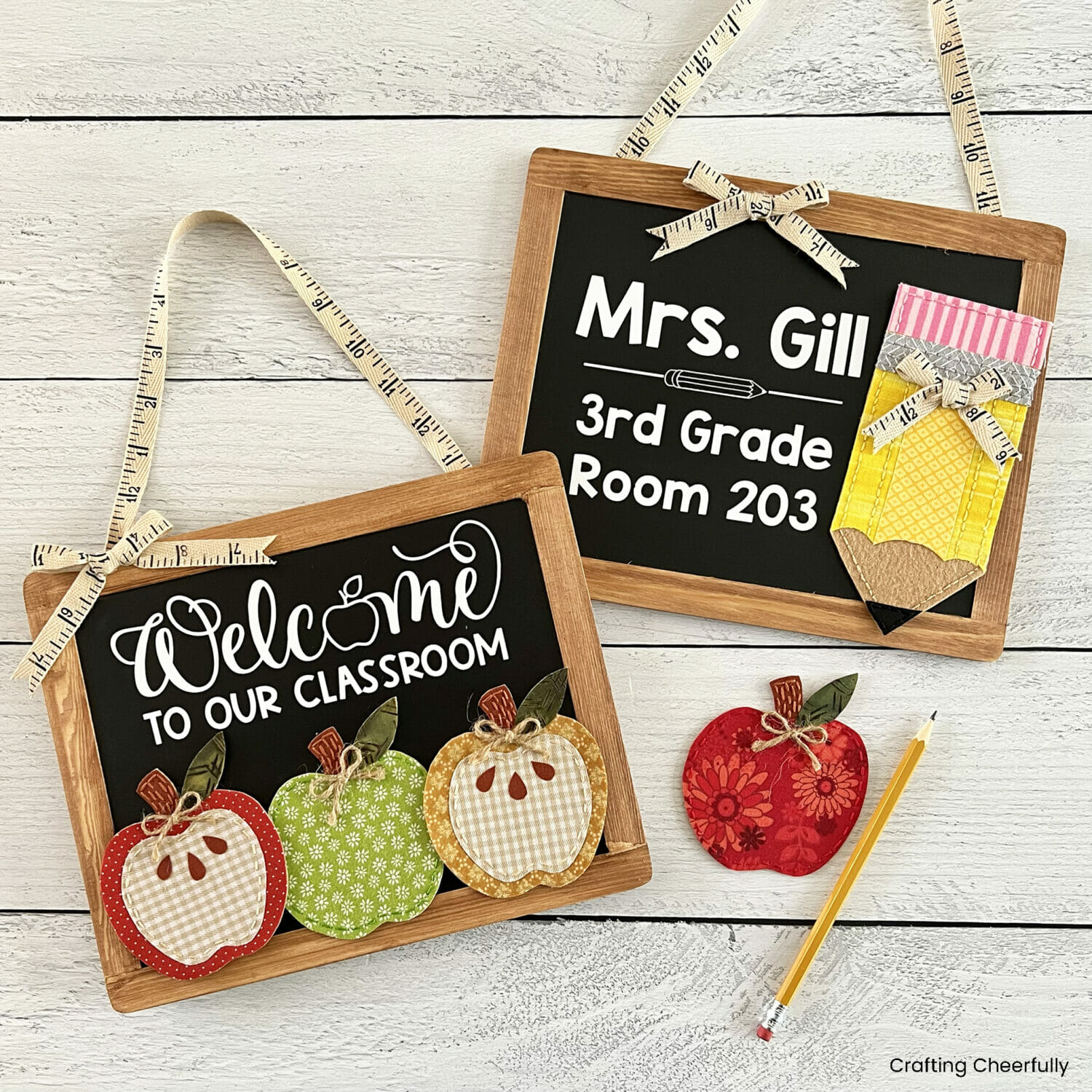 DIY Classroom Chalkboard Signs