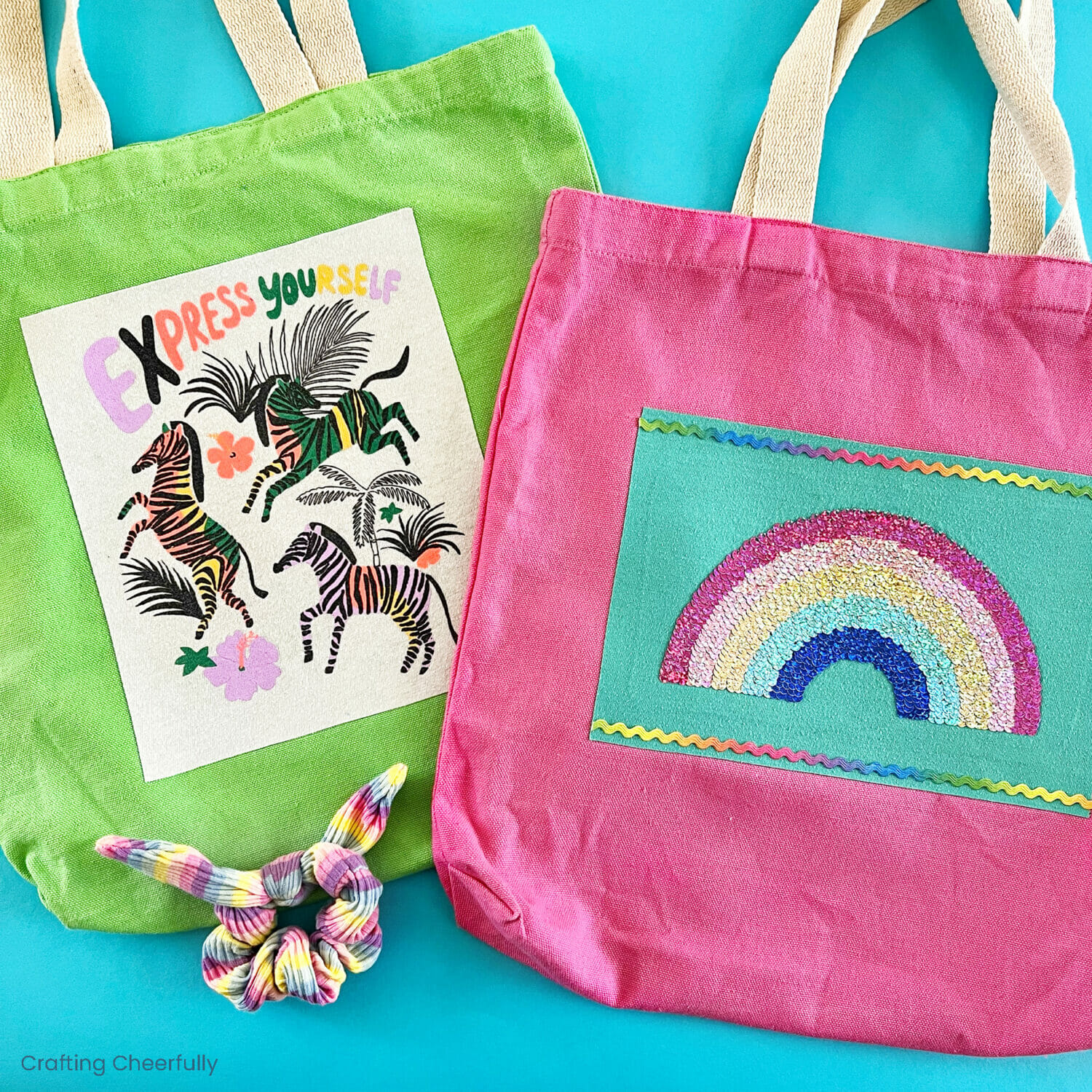 Decorating Tote Bags with Upcycled T-Shirts! - Crafting Cheerfully