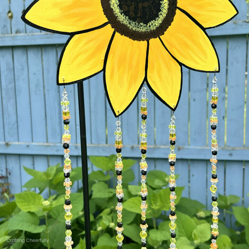 Sunflower Sun Catcher Garden Art Crafting Cheerfully