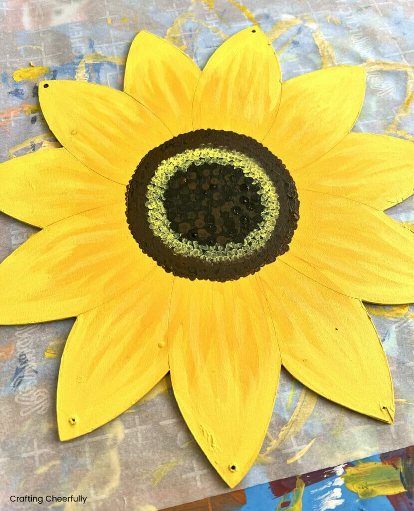Sunflower Sun Catcher Garden Art Crafting Cheerfully