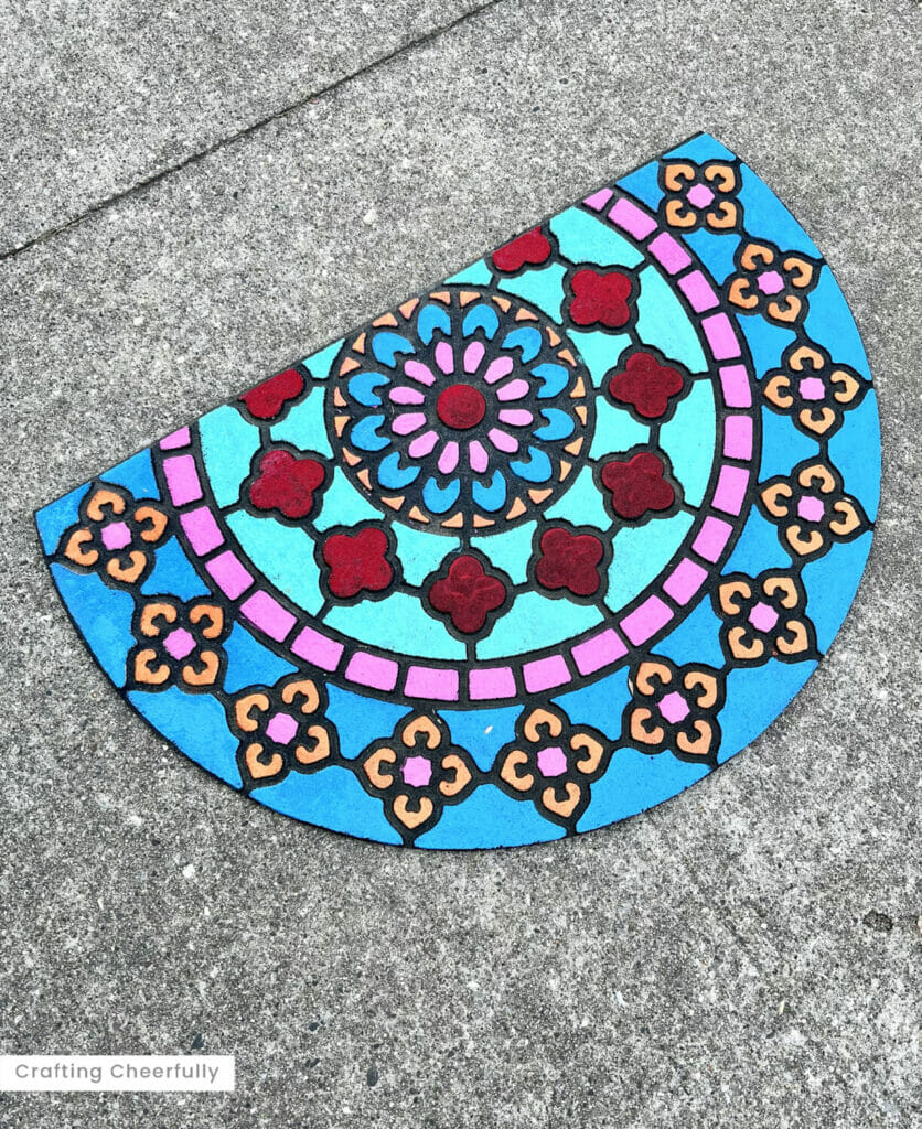 How to Paint an Old Doormat Crafting Cheerfully