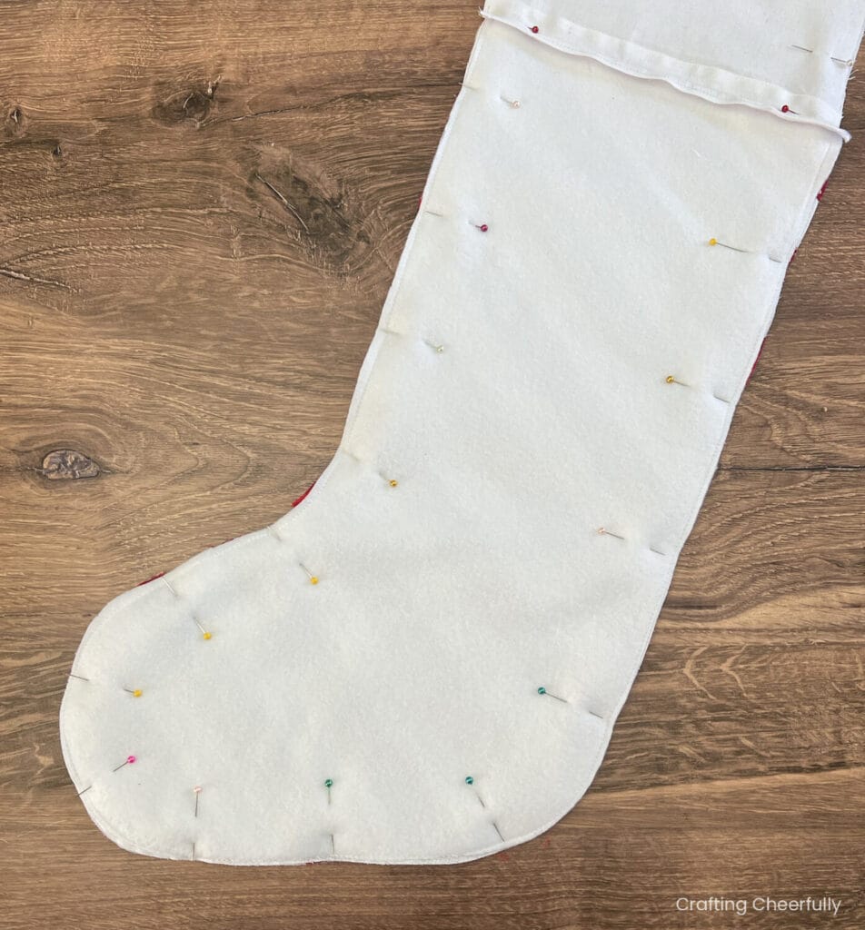 Scrappy Candy Cane Stocking Crafting Cheerfully