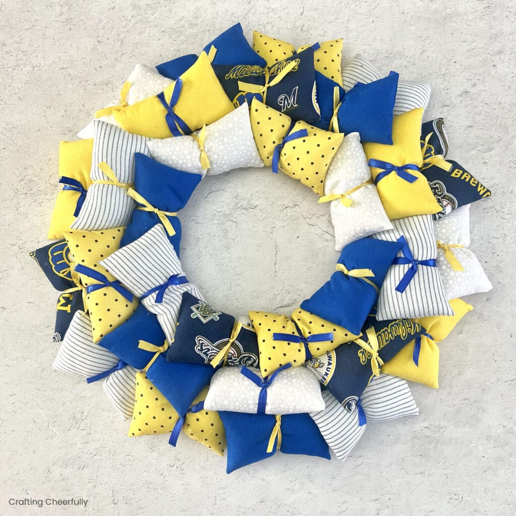 Pillow Wreaths Ideas and Tutorials Crafting Cheerfully