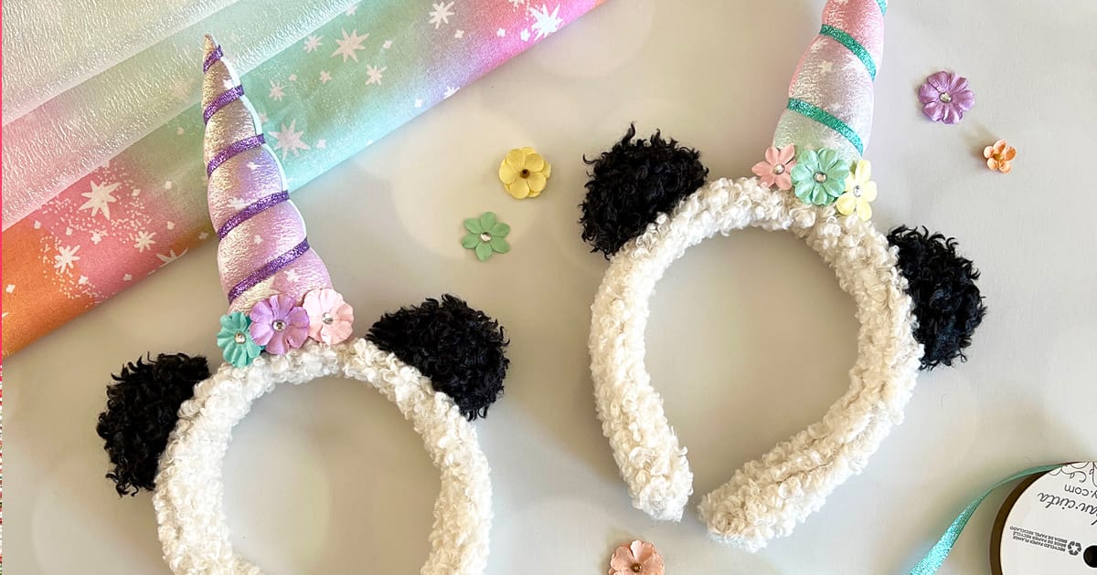 DIY Pandacorn Headbands - Crafting Cheerfully