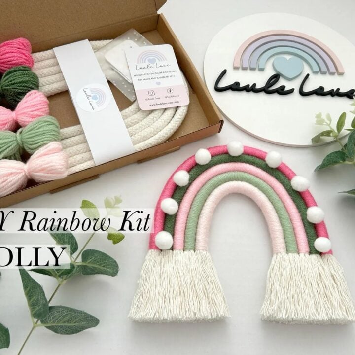 Loule Love Macrame Rainbow Craft Kit.