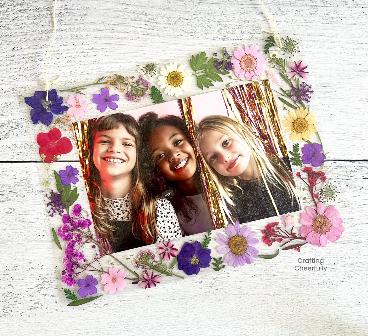 Diy Pressed Flower Frames Crafting Cheerfully