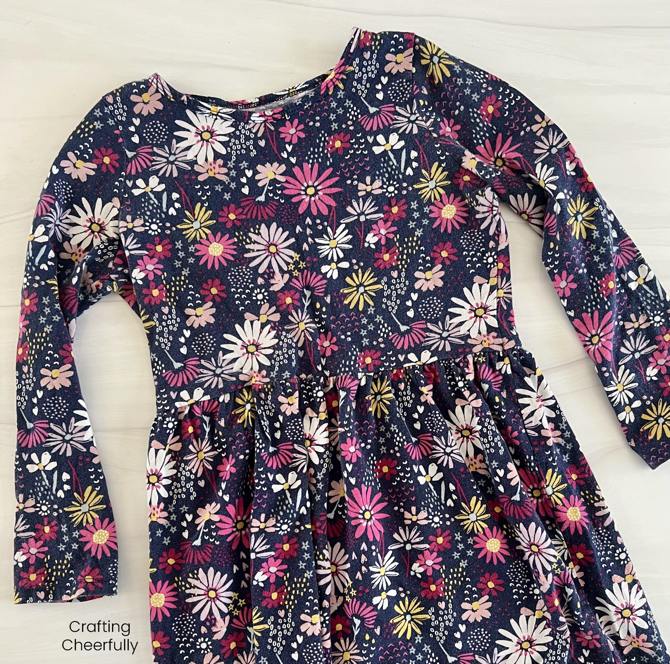 Floral girl's dress.