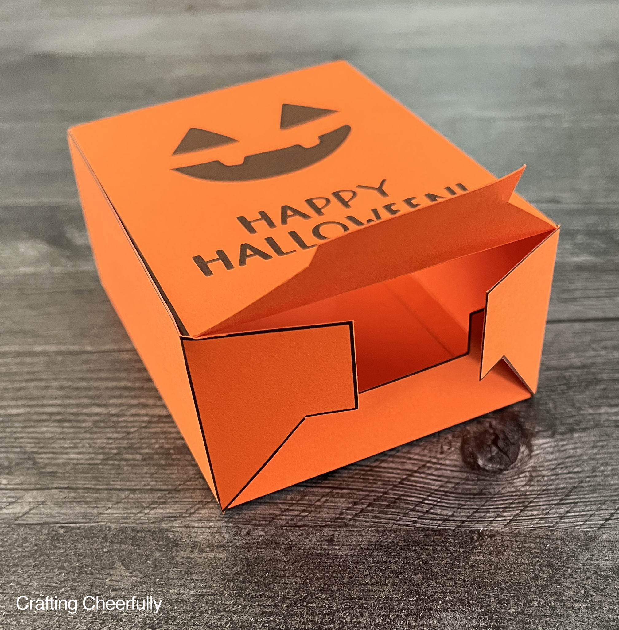 The bottom of the box is closed.