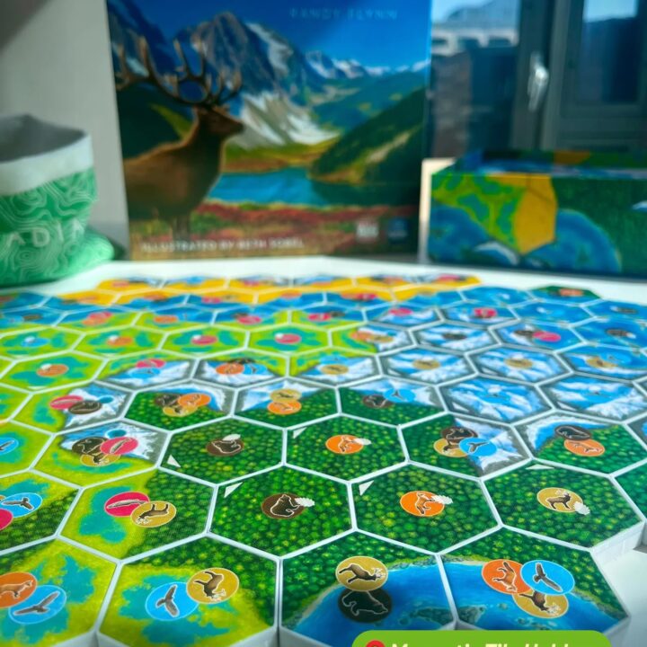 Cascadia magnetic tile holders by Three Sea Studios.