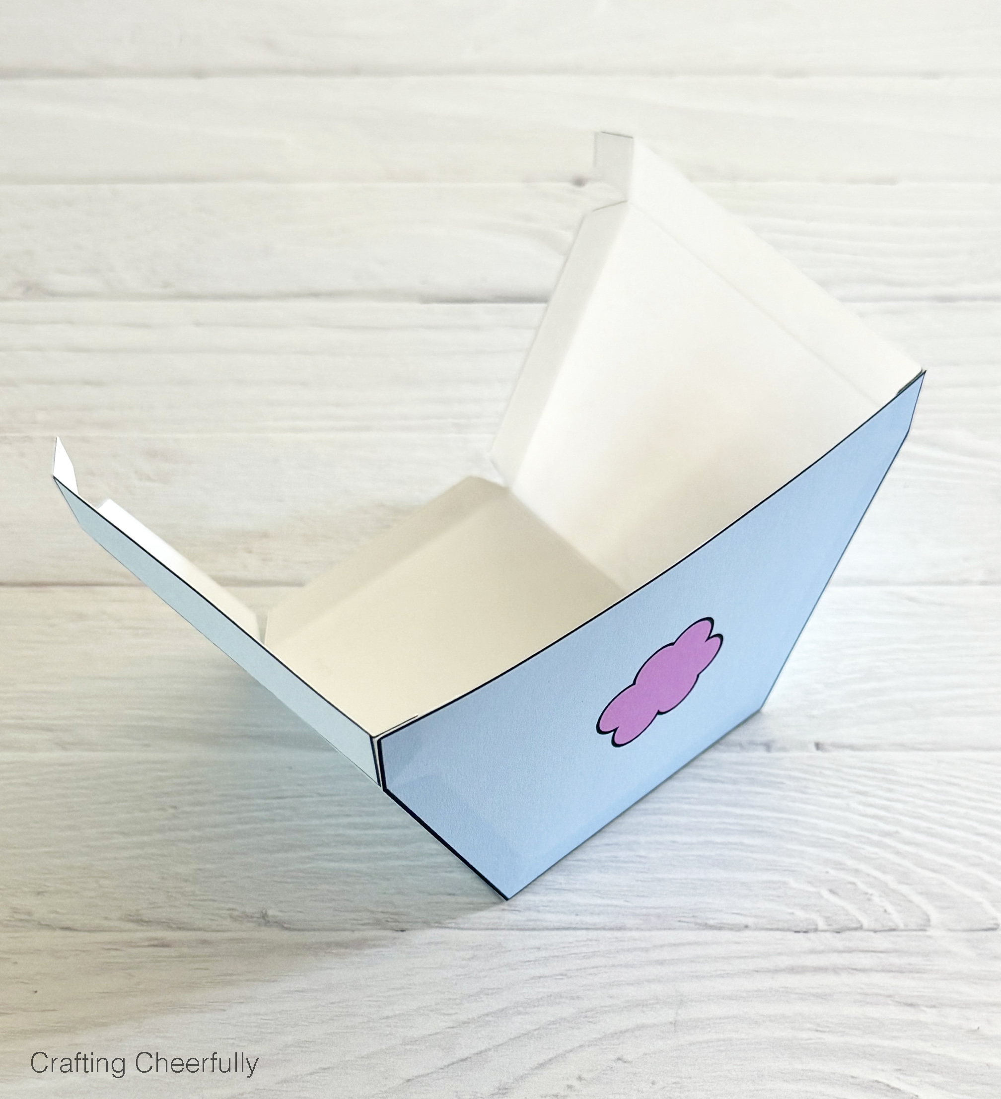 The back of the box is attached.